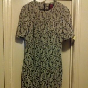 Paisley Print Dress